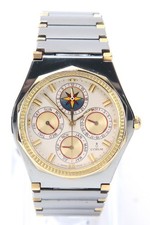 Vintage Corum Admiral Cup 18K Gold & Tungsten Perpetual Calendar Watch picture