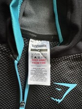 Gymshark Onyx V5 Hoodie Black/Onyx Blue Men’s New picture