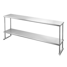 Stainless Steel Double Overshelf 12