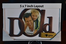 Dad, I Love You, Plastic Photo Frame, Copper color. Touch of elegance and style. picture