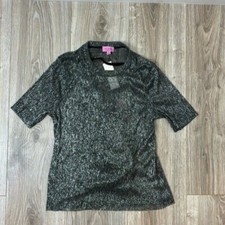 Mi ami metallic shirt size Small NWT picture