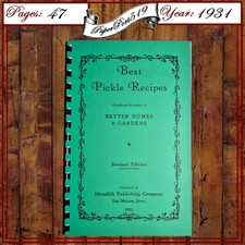 1931 Best Pickle Recipes Cook Book 47 Pages picture