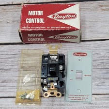 Vtg Dayton Fractional H.P. Manual Starter 5 × 269 1 Pole 1 H.P. 115-230 VAC NOS picture
