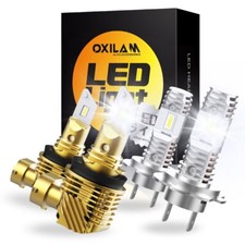 4x OXILAM H11 H8 H9 + H7 LED Combo CSP Headlight Kit Bulb Hi Low Beam Bright EAP picture