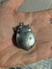Vintage Mina Ladybug Aluminum Wind-Up Watch - Good Condition picture