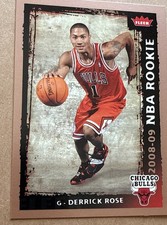 2008-09 Fleer - 2008-09 NBA Rookie Derrick Rose #201 (RC) picture