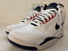 Nike Air Flight Mid 2 Olympic New DS Size 9.5 White Blue Red DEAD STOCK stockX picture