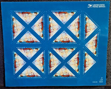 USPS Jamestown Triangular 41 Cent Postage Stamp Panel of 20 picture