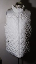 ZENANA Outfitters White Full Zip Insulated Vest Women's Size XL NWT picture