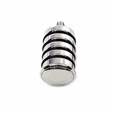 1 Chrome & Rubber O-Ring Vintage Style Toe Peg for Harley Footpeg Shifter Brake picture