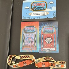 Oceans Calling Festival Ocean City MD Sept 25-27 2026 GA Wristband & Passes picture