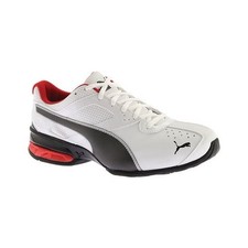 PUMA Men's Tazon 6 FM Cross-Training Shoes White Black Red Sneaker NIB Size 9 picture