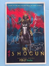 SHOGUN TV SERIES POSTER 11x17 SIGNED by 3 AUTHENTICATED COA  picture