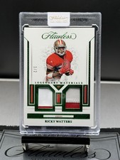 2023 Flawless Legendary Materials Ricky Watters Emerald Game-Worn MEM#/2,NUKE🔥 picture