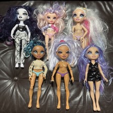 Rainbow High & Shadow High Doll Lot of 6 - Naomi Storm Tiara Song Violet Skyler picture