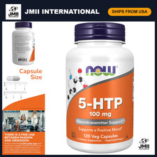 5-HTP 100mg Supplement - Mood Support, Natural Sleep Aid, 120 Veg Capsules picture