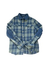 Roark Revival Jacket Mens Medium Black Canvas Trucker Flannel Lined Work Utility picture