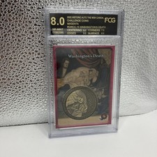2022 Historic Autographs George Washington Death Magenta Coin /10 GWCC-15 FCG 8 picture