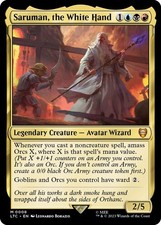 Foil Saruman, the White Hand - 8 - NM - Commander: The Lord of the Rings: Tal... picture