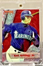 KEN GRIFFEY JR. 1994 Bowman's Best RED #R40 Mariners HOF NM-MT FOIL INSERT 🔥 picture