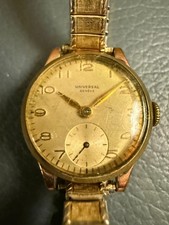 Vintage Universal Geneve Ladies Watch Small Seconds Manual Wind Swiss c.1940s picture