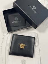 Versace La Medusa Bifold Leather Men's Wallet - Black picture