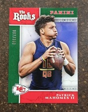 Patrick Mahomes II Rookie /399 🔥 2017 Panini #RO-PM Green The Rooks RC Card picture