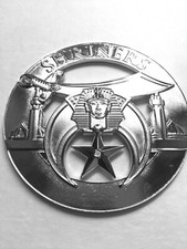 Masonic  Metal Chrome Shriners Auto Car Emblem picture