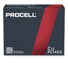 24 Duracell Procell C Alkaline Batteries 1.5V (PC1400, LR14) Fresh Brand New picture