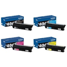 Genuine Brother TN436 Toner Set BK C M Y High Yield OEM Sealed New picture