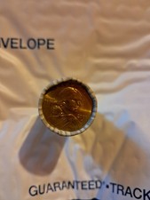 2000-P Sacagawea Golden Dollar $25 Uncirculated Original Bank Roll 25 Coins picture