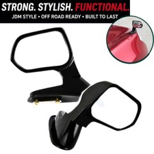 Universal JDM Hood Mounted Fender Mirrors Pair Blind Spot Car Truck SUV picture