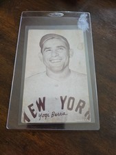 JA4310 1947-1966 Exhibit Card Yogi Berra New York Yankees  Poor picture