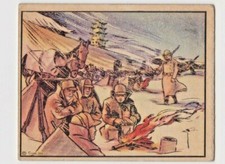 Horrors of War No 100 Blizzard Halts Military Operations 1938 Gum Inc VG picture