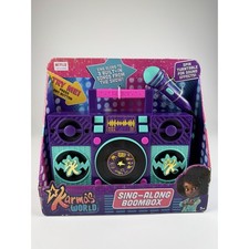 eKids Karma's World Sing-Along Boombox Purple Teal Netflix Series KW-115 Toy picture