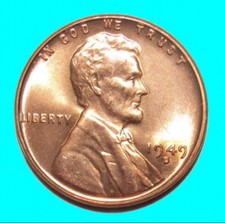 1949-D Lincoln Wheat Cent Penny ~ BU UNCIRCULATED ~ 1c Coin Collectible picture
