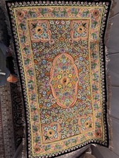 Antique Indian Gem Stone Tapestry Rug, 5ft X 3ft picture