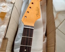 Vintage 21 Fret Yellow Guitar Neck maple fingerboard dot inlay matte picture