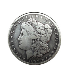 1899-S Morgan Dollar F/VF 90% Silver $1 U.S Coin  #271 picture