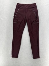 Athleta Headlands Hybrid Cargo Leggings Womens 6 Spiced Cabernet UPF 50+ Hiking picture