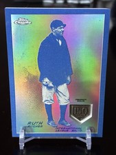 2019 Topps Complete Set Chrome Greatest Cards Medallions Babe Ruth 150M-BR EXMT picture