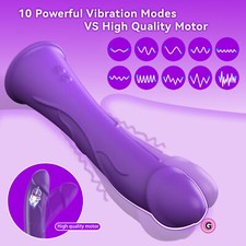 Handfree Massager 10 Speed Wand Vibrating Massage Full Body Stimulator For Women picture