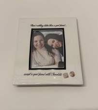 Lenox Wit & Wisdom Friends & Chocolate Photo Frame New in Box picture