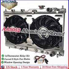 Radiator+Shroud Fan For 1994-2001 2000 99 Acura Integra GS RS DB GSR DC2 1.8L l4 picture