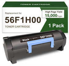 56F1H00 1 Pack Black Compatible Toner Cartridge MS321 MS421 MX622 picture