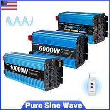 5000W/10000W 4000W/8000W Pure Sine Wave Power Inverter DC 12V to 110V Converter picture