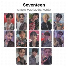 Seventeen Attacca M2U/MUSIC KOREA Official Photocard KPOP Special Gift picture