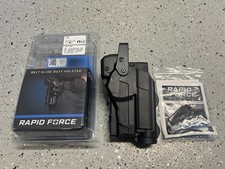 Alien Gear Rapid Force Lvl 3 Duty Holster Sig P320 LH w/ Light & RDS / RMR - NEW picture