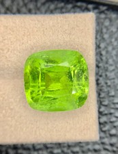 19.96 ct Natural Peridot – Massive Cushion Cut Evening Emerald – ICA Certified picture
