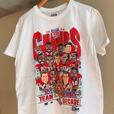 Rare 1989 San Francisco 49ers Shirt white short sleeve T shirt HN1984 picture